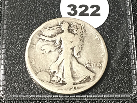 1921-S Walking Liberty half