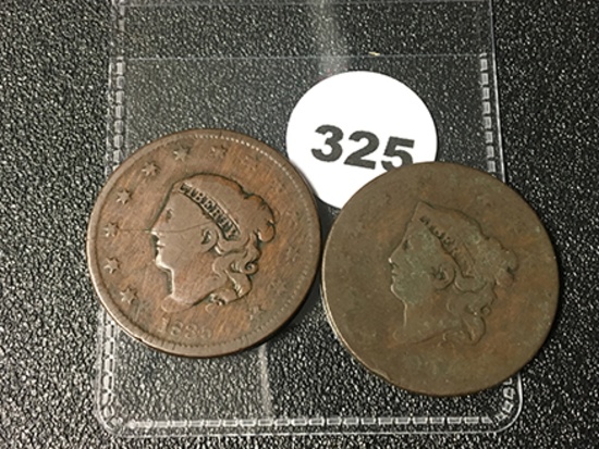 181? And 1835 Large Cents