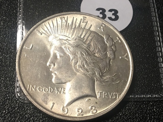 1923 Peace Dollar, Unc.