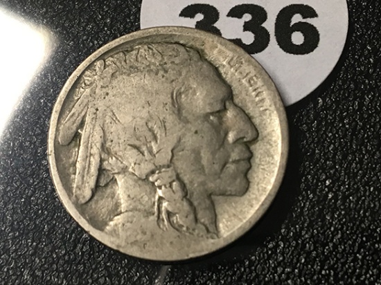 D Mint - Type 1 Buffalo Nickel - No Date Visable
