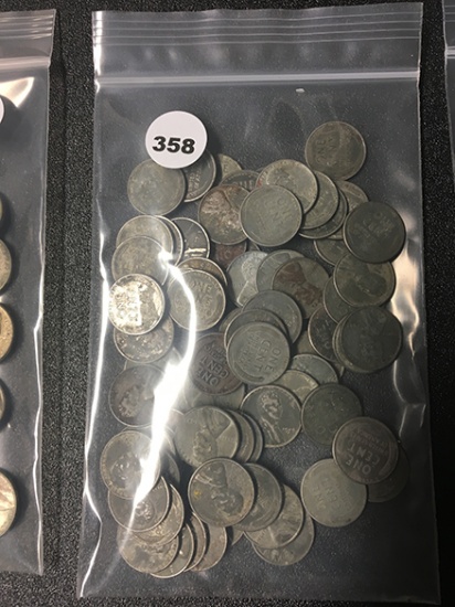Bag of Steel Wartime Pennies