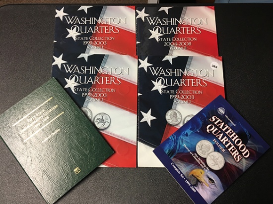 (6) State Quarter Books, 42 Quarters