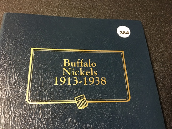 Partial Book of Buffalo Nickels 1927-38 Partial Nickels, (23) Total Coins
