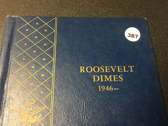 Book of 1946-1964 Roosevelt Dimes, 48 Silver Dimes