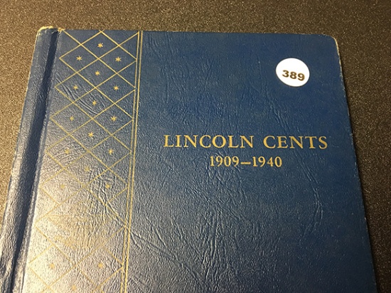 Partial 1909-1940 Lincoln Cent Book