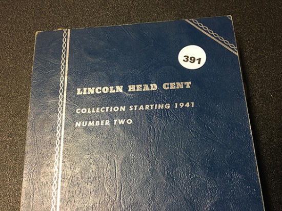 Partial 1941- Lincoln Cent Books