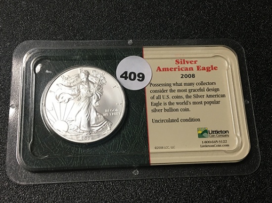 2008 Silver Eagle, Unc.