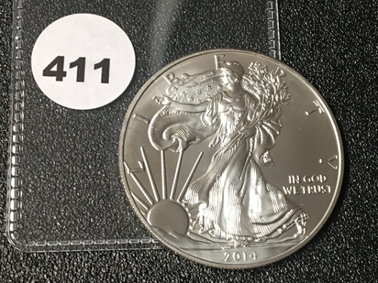 2014 Silver Eagle, Unc.