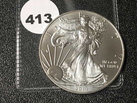 2014 Silver Eagle, Unc.