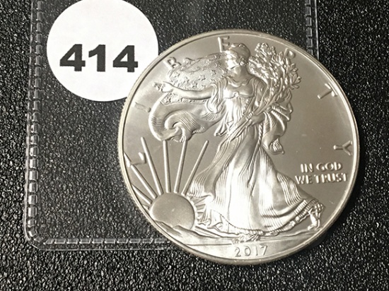 2017 Silver Eagle, Unc.