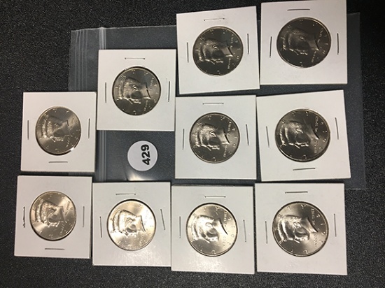 (10) 2014 Kennedy Half Dollars, Unc,
