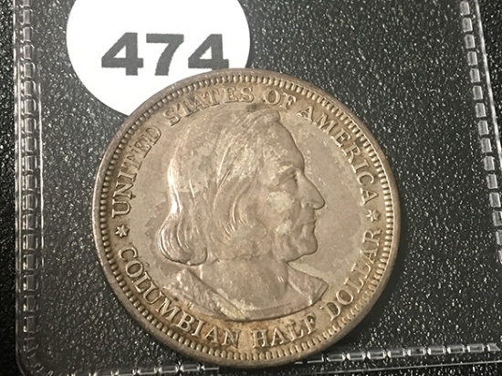 1893 Columbus Exposition Comm. Half