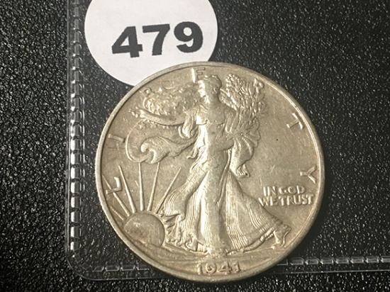 1941-S Walking Liberty Half