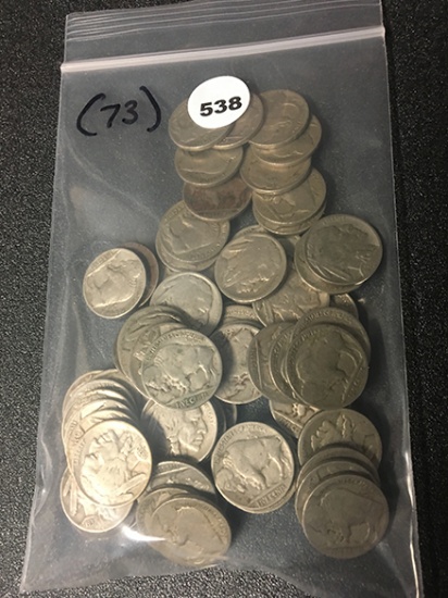 (73) Buffalo Nickels