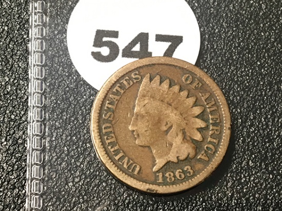 1863 Indian Cent