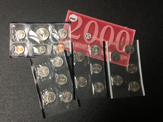 2000-D Mint Set, 97-P, 2000 and 2005 Quarters