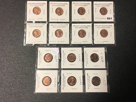 Unc. Lincoln Cents