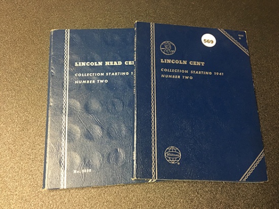 (2) Partial 1941-  Lincoln Cent Books