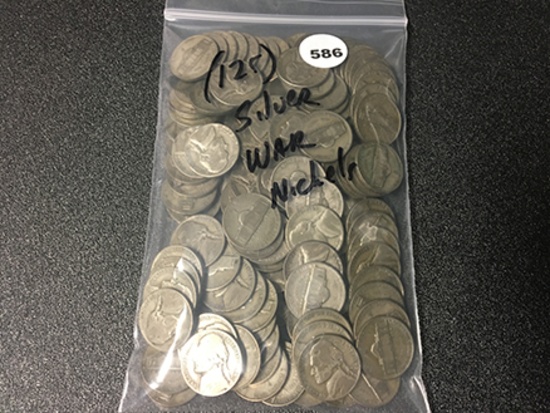 (125) Silver War Nickels