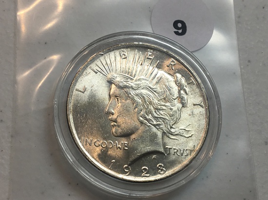 1923 Peace Dollar, BU