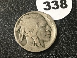 1924-S Buffalo Nickel, Hard Read