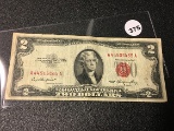 1953 $2 (Red) Legal Tender, Circulated