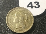 1881 3 Cent Nickel