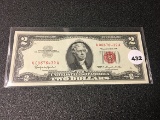 1963 (Red) $2 Legal Tender, Unc.