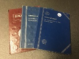 (3) Partial 1909-1940 Lincoln Cent Books