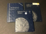 (3) Empty Coin Folders