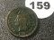 1873 Indian cent G4 dark