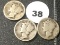 1919, 19-D, 19-S Mercury Dimes