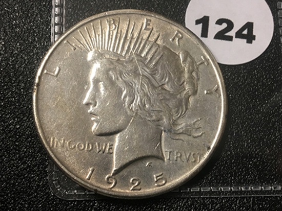 1925 Peace Dollar AU