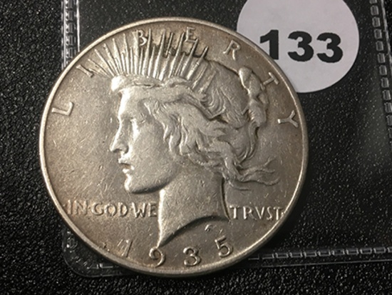 1935 Peace Dollar VG