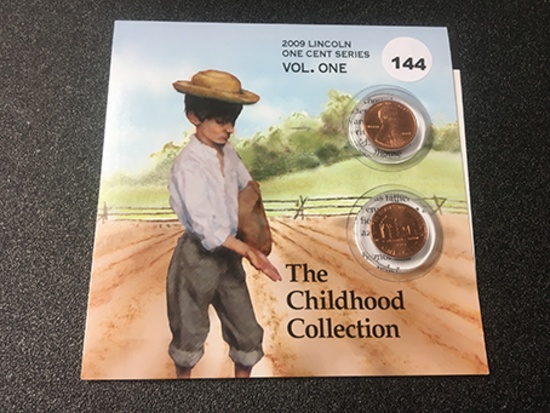 2009 Lincoln Childhood P&D Cents on Card
