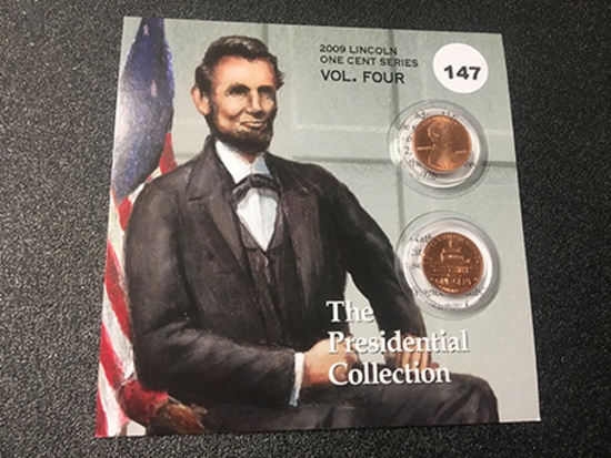 2009 The Presidential P&D Cents on Card