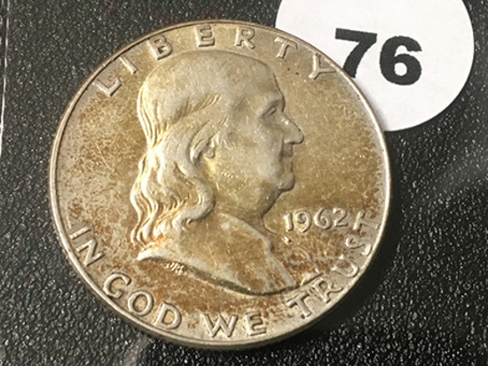 1962-D Franklin Half F