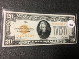 1928 Series $20 Gold Certificate, High Grade Crisp Unc