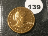 1979-D Gold Plated SBA
