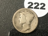 1917-S  Mercury Dime G4