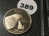 2007-S Idaho Proof Quarter