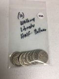 (10) Walking Liberty Half Dollars