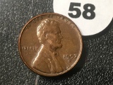 1957-D Lincoln Cent Filled B in Liberty