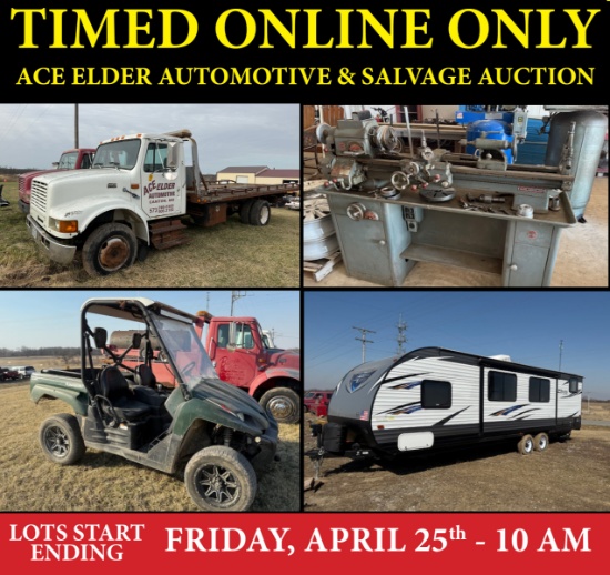 Ace Elder Automotive & Salvage Auction