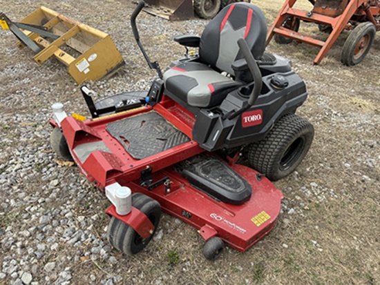 9/2022 Toro Time Cutter 60in Cut, 24hp, 38 hours, runs and mows