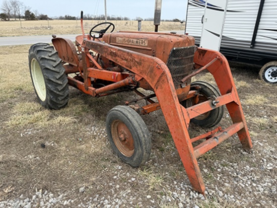 AC D-14 Tractor, After Market 3pt, 12.4-28 rear tires, AC Loader, Sileage Bucket,