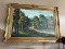 Framed Painting on Canvas, Signed Anderson 30 in. X 42 in.