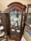 Lighted 36 in. Wide X 76 in. Tall Corner Curio Cabinet Sells w/Holly Traditions China