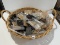Basket of Costume Jewelry, Earrings
