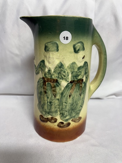 Early Roseville Pre 1916 Holland 10 in. Pitcher